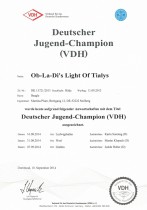 Ob-La-Di´s Light of Tialys Deutscher Jugend-Champion VHD